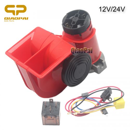 Car Horn  Air Compressor 12V/24V Motorcycle Boat Horn