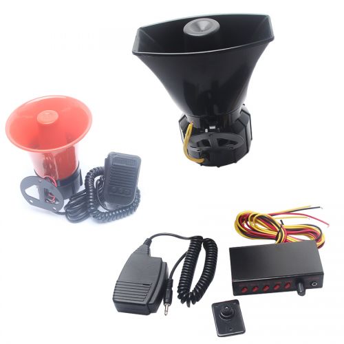 Warning Alarm Police Fire Siren Speaker MIC System